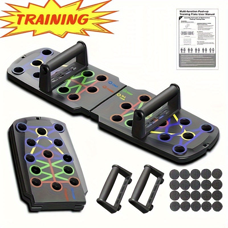 Multifunctional Folding Push-up Board for Home and Gym Workouts