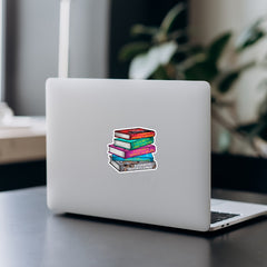 ACOTAR Book Stack Vinyl Sticker - Vibrant & Durable Adhesive