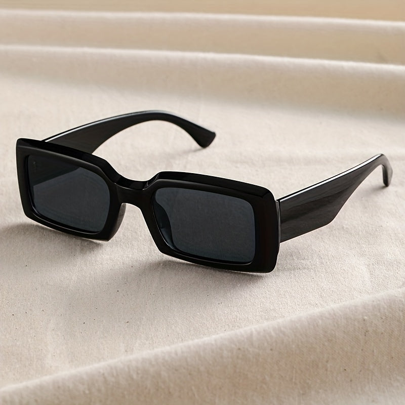 Y2K Rectangle Sunglasses Hip-hop Anti Glare UV400