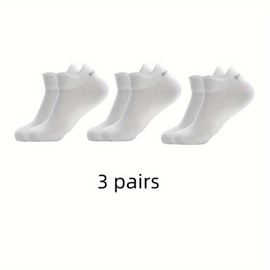 Men's Mid Crew Sport Socks Sweat Nylon Breathable Socks For Basketball Running
