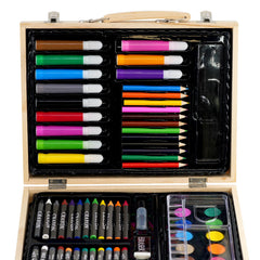 Magic Toy Shop Art Set Wooden Case 67pcs
