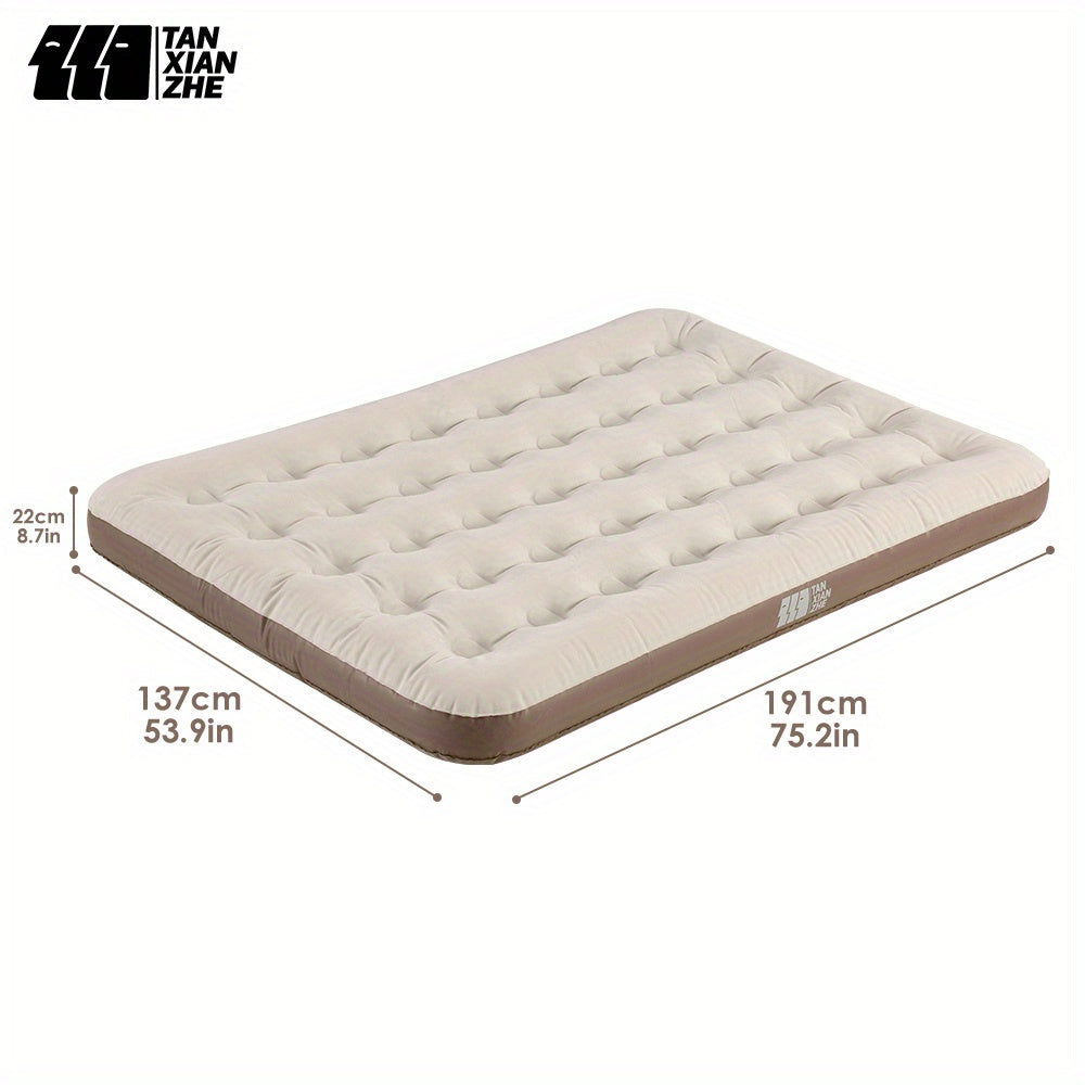Durable Inflatable Air Mattress Twin Size for Camping and Traveling