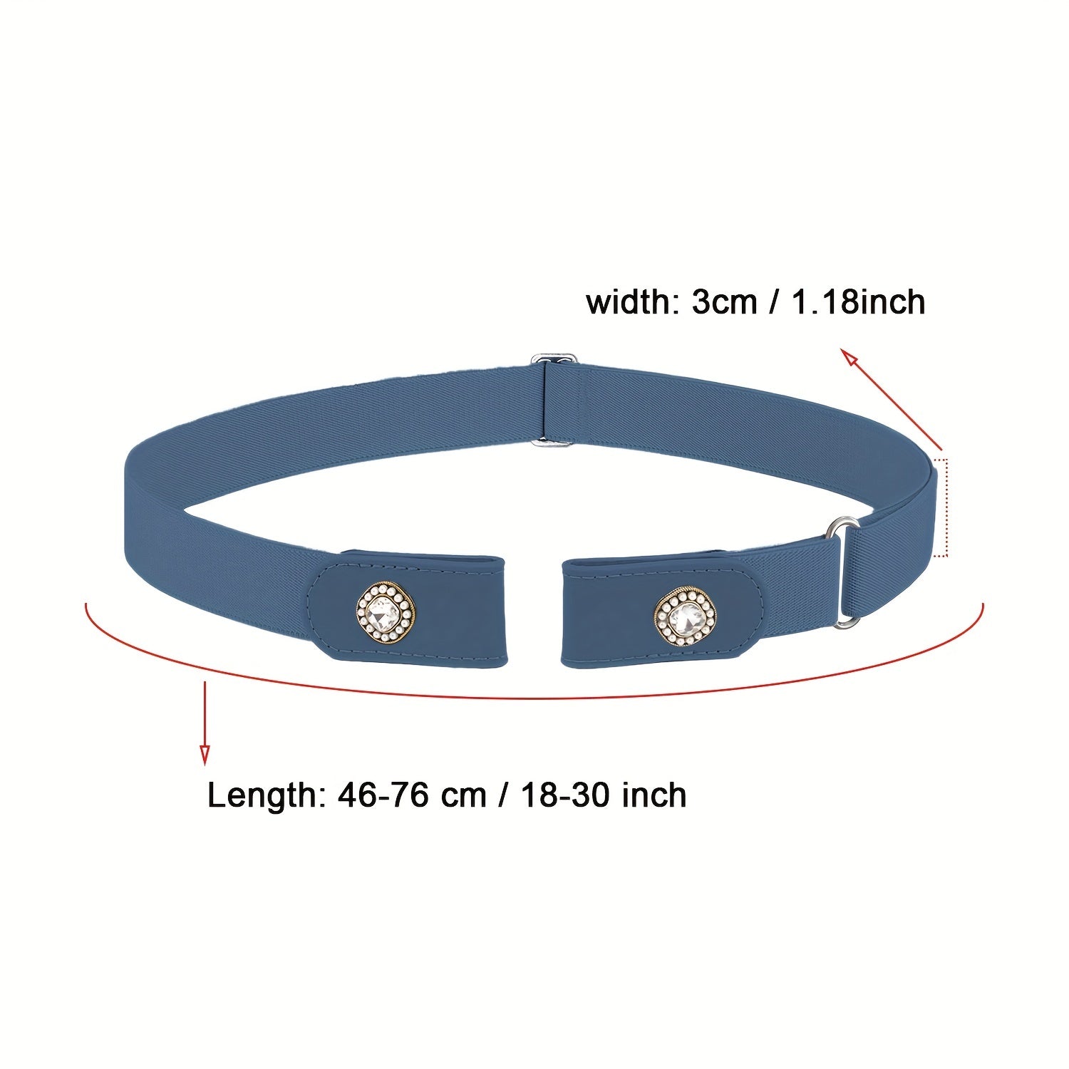 Stretch Belts Men Women Comfortable Invisible Belts