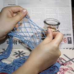 Mediterranean Decorative Fishing Net with Thick Rope for Wall Decoration