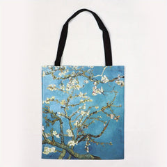 Van Gogh Inspired Sunflower Canvas Bag Painting