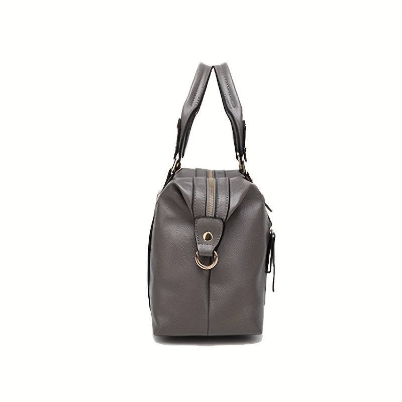 Soft Leather Tote Bag Large Capacity Shoulder Crossbody Bag