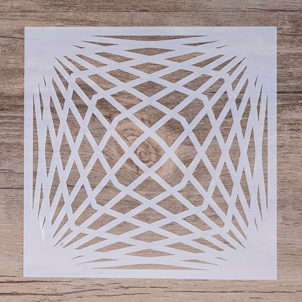13cm Decorative Geometry Stencil Template for DIY Crafts Scrapbooking Painting