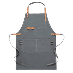 Adjustable Heavy Duty Canvas Apron, Brown, 28in x 35in
