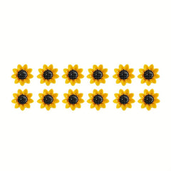 40pcs Sunflower Push Pins for Cork Board Photo Wall & Office Decor