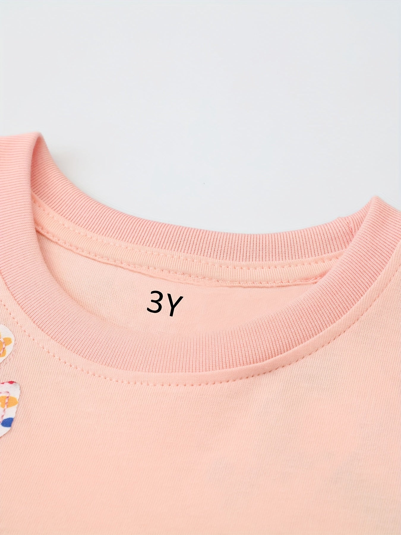 Toddler Girls Bunny & Butterfly & Bird Embroidered Dress