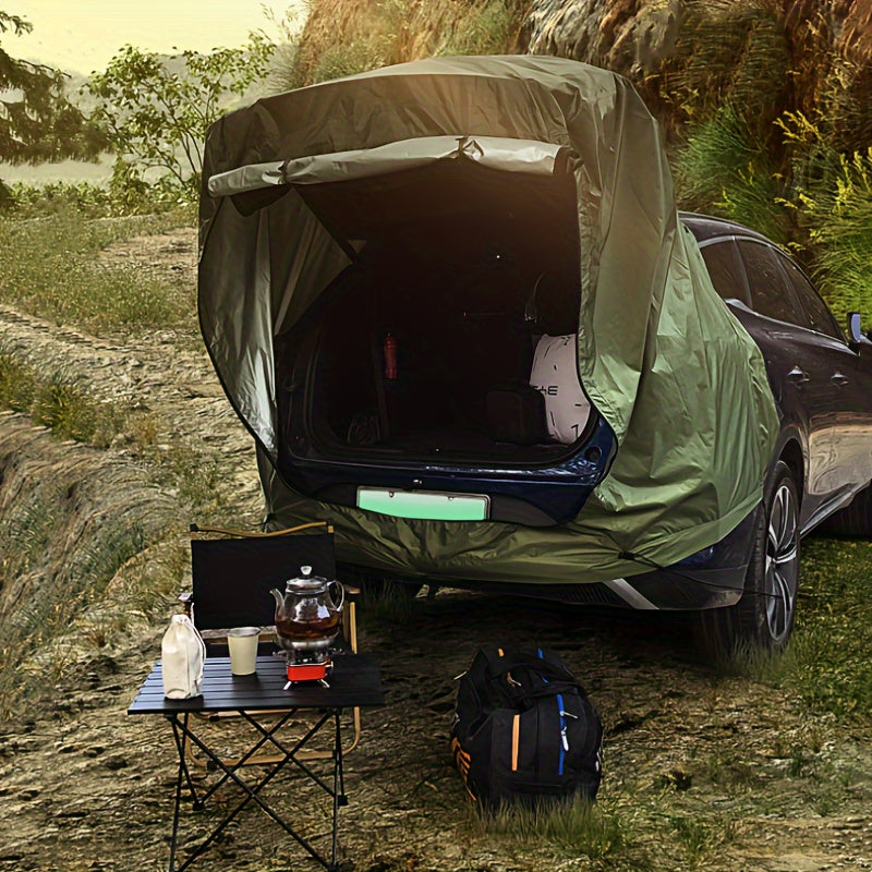 Car Rear Camping Tent UV Protection Rainproof Canopy