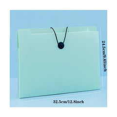 Morandi A4 File Folder Organ Bag Student Test Paper Bag