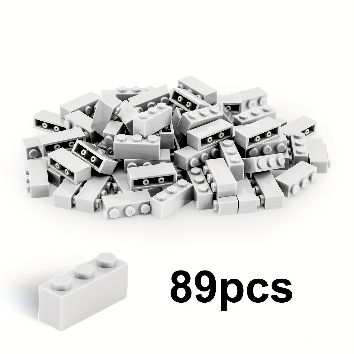 89pcs 1x3 High Brick DIY Puzzle Toy Set - Holiday Gift for Kids