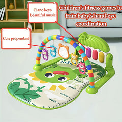 Interactive Kids Music & Light Play Mat with Kick Piano
