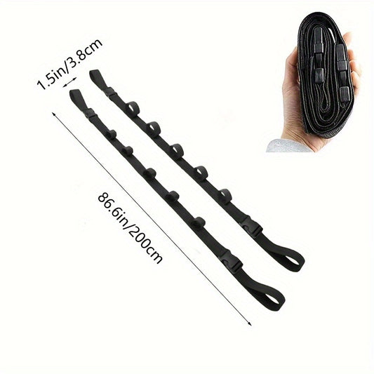 4pcs Car Fishing Rod Holder Heavy Duty Nylon Adjustable Holder Strap