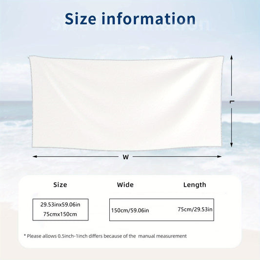 Quick Drying Beach Towel for Adults & Kids