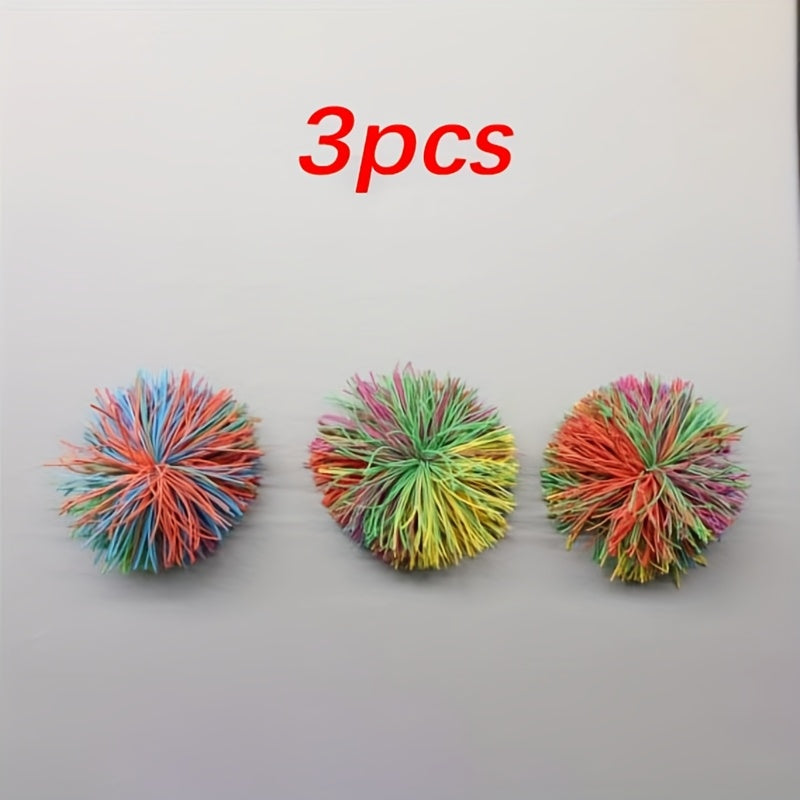 Colorful Sensory Play Balls Soft Bouncy & Elastic Plastic Balls