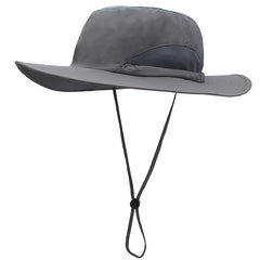 Men's Fisherman Hat Adjustable Wide Brim Sunshade Outdoor Hat