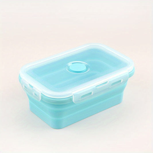 Portable Foldable Silicone Lunch Box Heat Resistant 4 Sizes Bowl Travel Food Sto