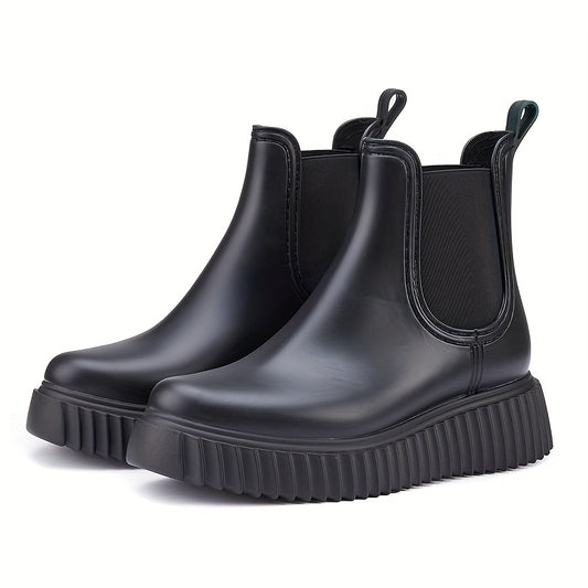 Heightening Women's Rubber Rain Boots