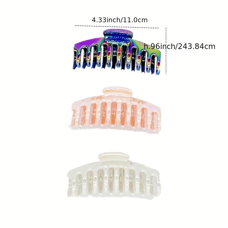 Holographic Large Hair Claw Clip Strong Grip Thick Hair Accessories