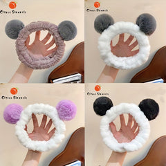 Cute Cartoon Ear Headband for Face Washing and Makeup