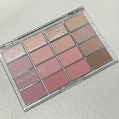 Matte Eyeshadow Palette Brown Nude Pink Tones