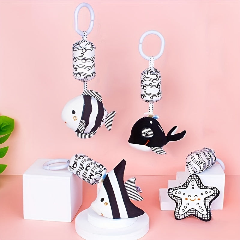 Newborn Stroller Pendant Toys Baby Bed Bells Marine Life Early Education Toys