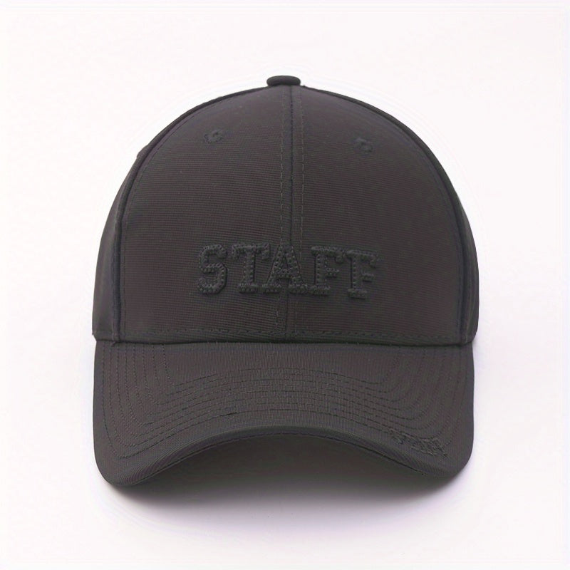 STAFF Letter Embroidery Baseball Cap For Men And Women
