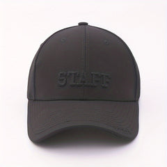 STAFF Letter Embroidery Baseball Cap For Men And Women
