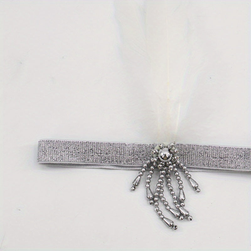 Bead Feather Headband Holiday Party Supplies