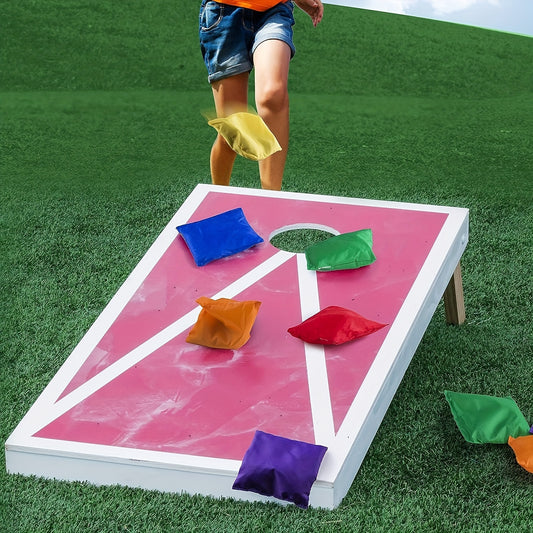 Outdoor Family Bean Bag Toss Game Set - Small Bean Bags for Kids