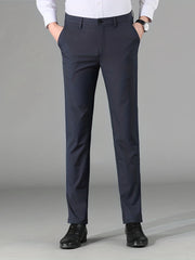 Men's Classic Formal Slim Fit Stretch Dress Pants for Business