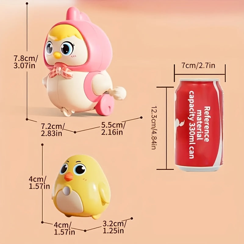 Colorful Magnetic Chick and Hen Spring Puzzle Toy for Kids