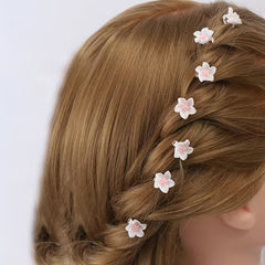 10pcs Flower Hair Clips for Baby Girls - Perfect for Parties & Holidays