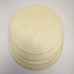 5pcs Unfinished Wooden Circles Round For Crafts 20-32 cm