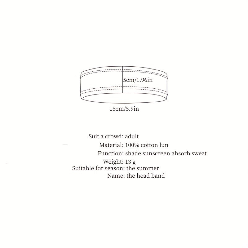 Stretchy Headband for Sports Fitness Exercise Yoga
