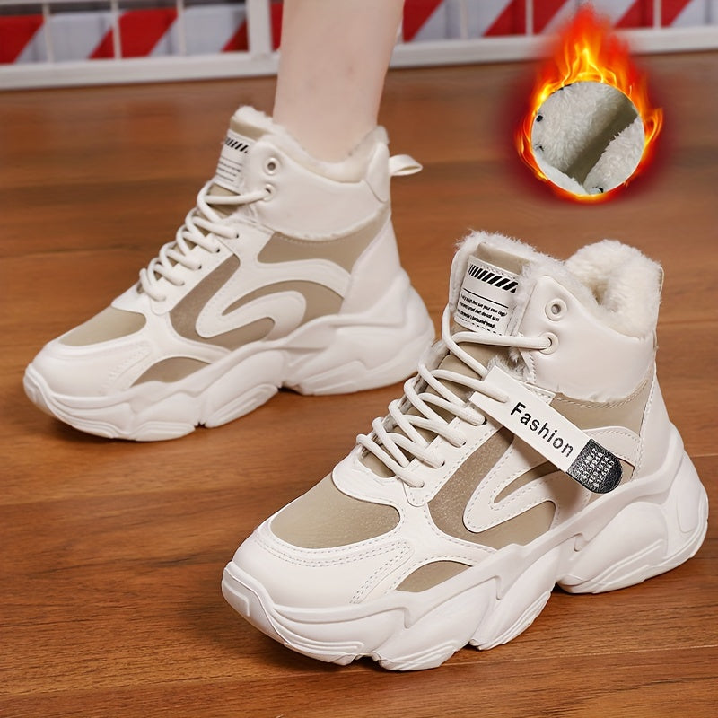 Women's Warm Snow Boots Non slip Faux Fur Ankle Boots