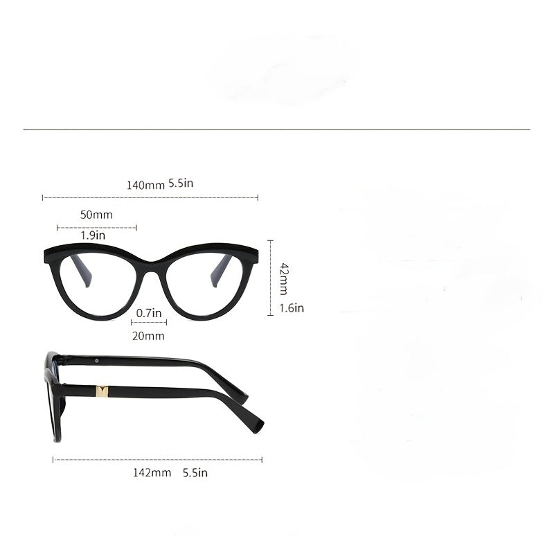 Stylish Cat Eye Light Blocking Glasses For Women