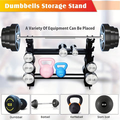 5-Layer Dumbbell Rack Weight Storage Organizer Max 317.51KG