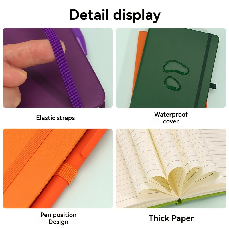 Personalized Pattern Hard Notebook with Signature Pen