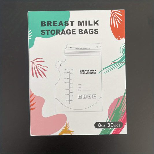 30pcs 250ml Milk Freezer Bags Baby Food Storage Bags BPA Free Feeding Bags