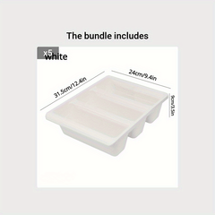 Plastic Shoe Storage Container for 3 Pairs of Shoes