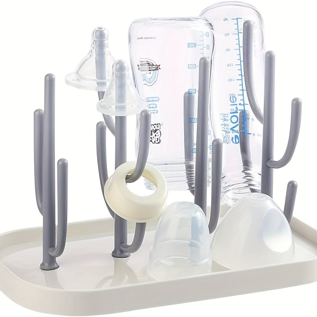 Tree Branch Baby Bottle Drying Rack with Base