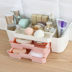 Large Capacity Makeup Organizer with Drawers for Vanity Bathroom