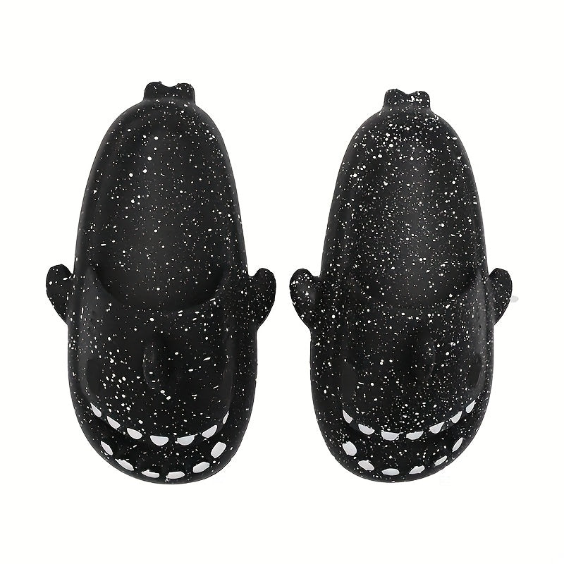 Adorable Shark Non Slip Platform Slides Soft Sole Cloud Slides