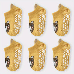 6pcs Adorable Cartoon Socks for Kids