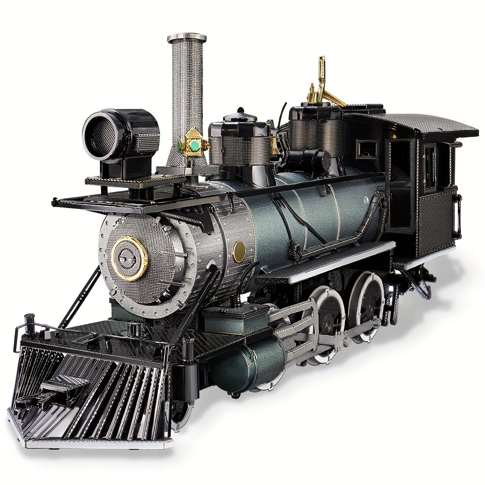 Piececool Steam Locomotive Metal Puzzle Model Kit - Adult Challenge