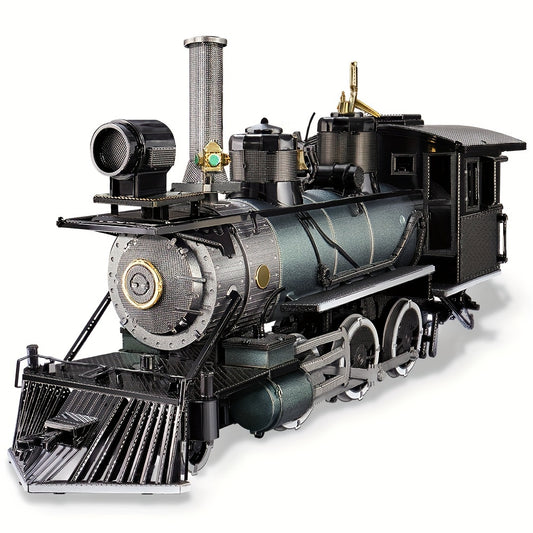 Piececool Steam Locomotive Metal Puzzle Model Kit - Adult Challenge