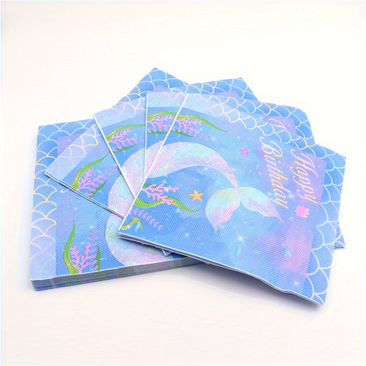 Mermaid Birthday Party Set for 20 Guests
